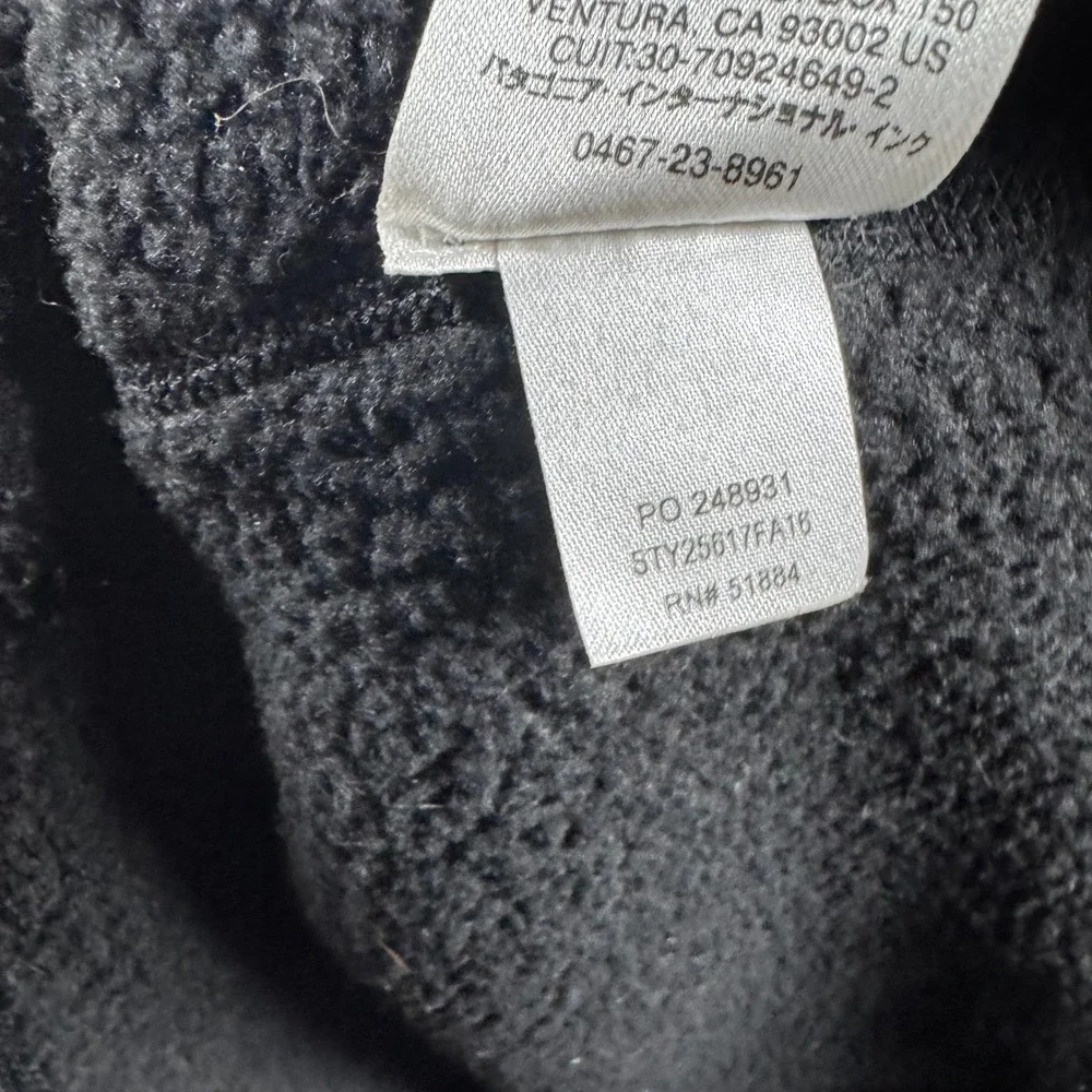 Patagonia Better Sweater Women Large Gray 1/4 Zip Fleece Jacket 25617 FA16 Logo